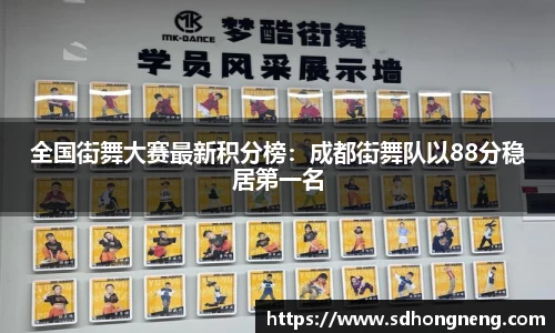 全国街舞大赛最新积分榜：成都街舞队以88分稳居第一名